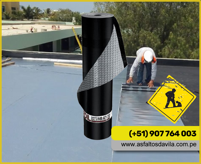 manto asfaltico aluminizado